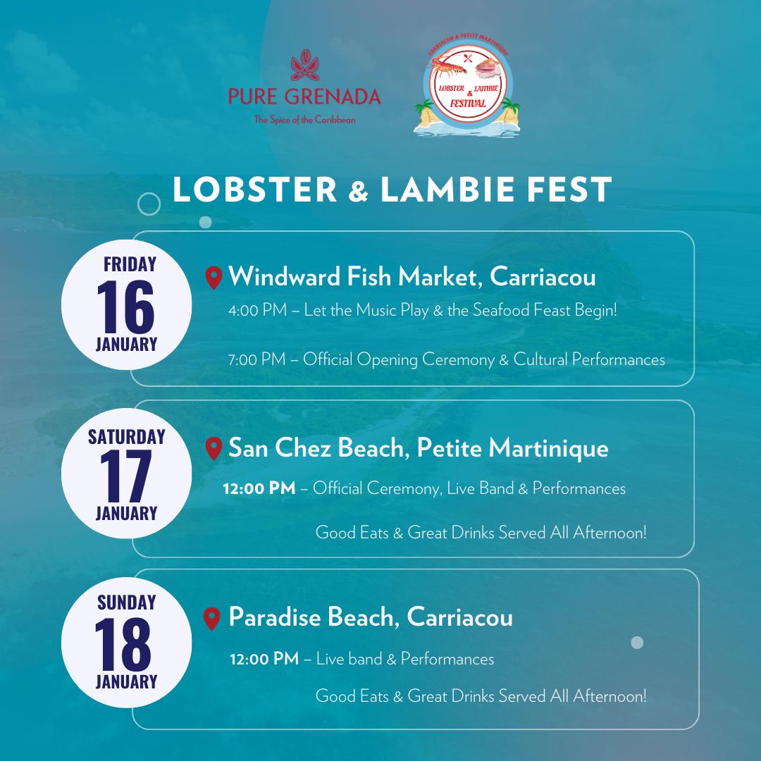 Carriacou to Host First Lobster & Lambi Fest